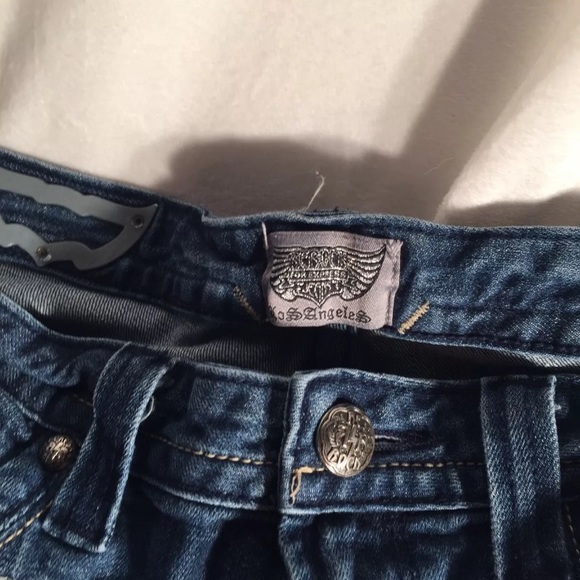 Be Rock For Express Skinny Distressed Jeans 6/32 - Picture 3 of 6